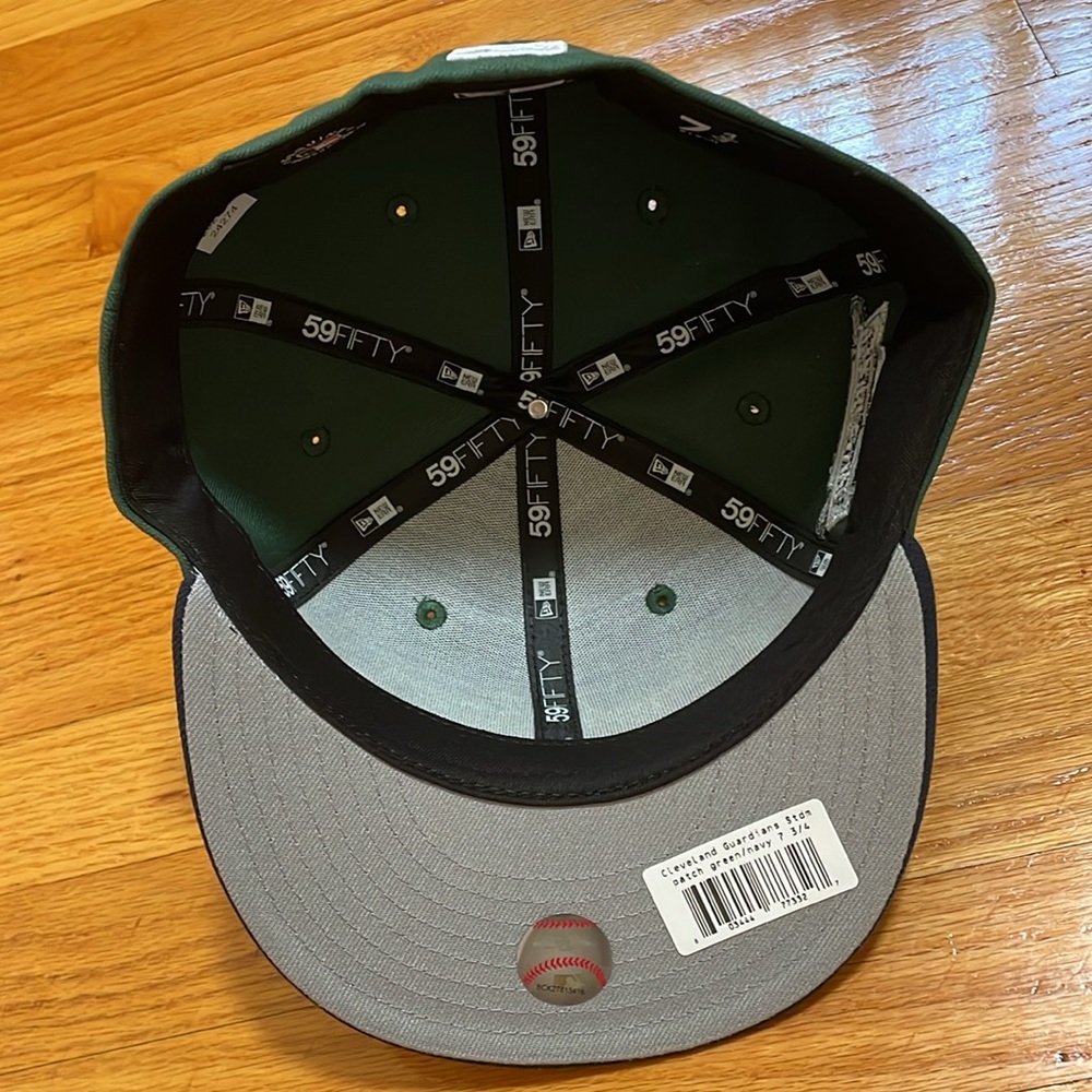 New Era Cleveland Guardians Indians 59FIFTY Cap 7 3/4 MLB Baseball Cap (New) - Picture 7 of 11